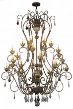 Meyda Black 182707 - 51"W Felicia Chandelier