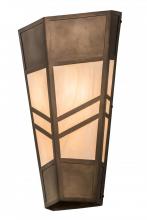 Meyda Black 182998 - 12" Wide Santa Fe Wall Sconce