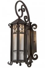 Meyda Black 183284 - 9"W Caprice Lantern Wall Sconce