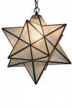 Meyda Black 184049 - 18" Wide Moravian Star Pendant