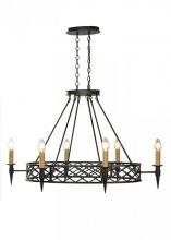 Meyda Black 18600 - 43" Wide Topridge 6 Light Chandelier