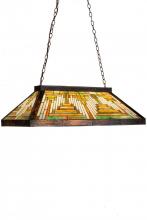 Meyda Black 186034 - 39" Long Nuevo Mission Oblong Pendant