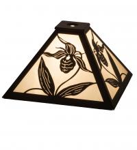 Meyda Black 18790 - 11" Square Lady Slipper Shade