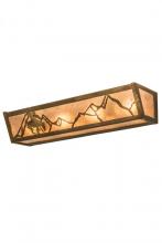 Meyda Black 188534 - 24" Wide Trails End Vanity Light