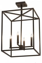 Meyda Black 188630 - 16"Sq Kitzi Box Pendant