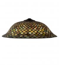 Meyda Black 18933 - 20" Wide Tiffany Fishscale Shade