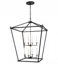 Meyda Black 189861 - 36"Sq Kitzi Tapered Pendant