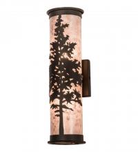 Meyda Black 190092 - 5"W Tamarack Wall Sconce