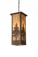 Meyda Black 190094 - 10"Sq Tamarack Pendant