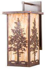 Meyda Black 190095 - 14"W Tamarack Wall Sconce