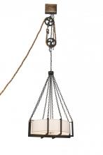 Meyda Black 190118 - 36"W Cilindro Bartlett Inverted Pendant