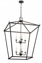 Meyda Black 190127 - 36"Sq Kitzi Tapered Pendant