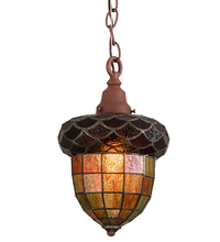 Meyda Black 190220 - 8" Wide Acorn Mini Pendant