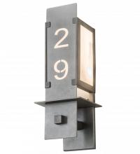 Meyda Black 190823 - 6.5" Wide Personalized Estructura Wall Sconce