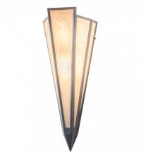 Meyda Black 191292 - 8.5" Wide Brum Wall Sconce