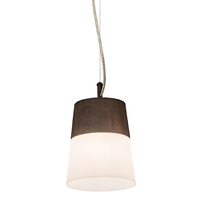 Meyda Black 191792 - 7" Wide Cilindro Ibrido Mini Pendant