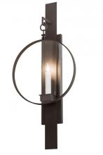 Meyda Black 192547 - 12"W Holmes Wall Sconce