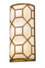 Meyda Black 193033 - 8" Wide Cilindro Mosaic Wall Sconce