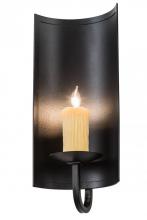 Meyda Black 193480 - 7" Wide Shoreham Wall Sconce