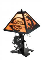 Meyda Black 194148 - 12.5" Wide Personalized Headless Horseman Table Lamp