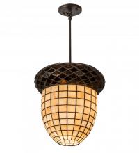 Meyda Black 194590 - 12" Wide Acorn Pendant