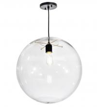 Meyda Black 195612 - 18" Wide Bola Pendant