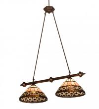 Meyda Black 197308 - 36" Long Ilona 2 Light Island Pendant