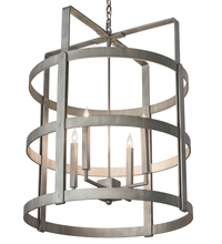 Meyda Black 197839 - 28" Wide Aldari 4 Light Chandelier