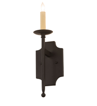 Meyda Black 197844 - 5" Wide Toscano Wall Sconce