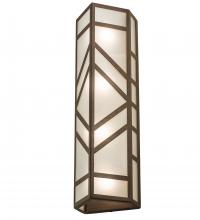 Meyda Black 198072 - 7" Wide Santa Fe Wall Sconce