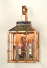 Meyda Black 19844 - 9" Wide Coachman Avignon Lantern Hanging Wall Sconce