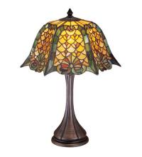 Meyda Black 19876 - 21"H Duffner & Kimberly Shell & Diamond Table Lamp