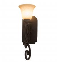 Meyda Black 200022 - 6" Wide Thierry Wall Sconce