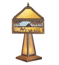 Meyda Black 200206 - 19.5" Wide Camel Mission Accent Lamp