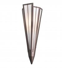 Meyda Black 200428 - 7.25" Wide Brum Wall Sconce