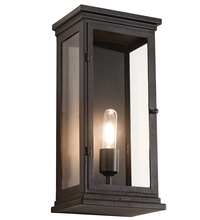 Meyda Black 200757 - 8.5" Wide Whitman Wall Sconce