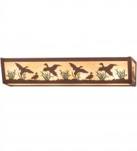 Meyda Black 201030 - 24" Wide Ducks in Flight Vanity Light