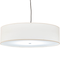 Meyda Black 202611 - 30" Wide Cilindro Textrene Pendant