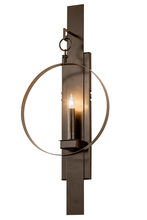 Meyda Black 203090 - 12" Wide Holmes Wall Sconce