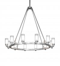 Meyda Black 203297 - 46" Wide Loxley Cayuga 12 Light Chandelier