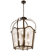 Meyda Black 203753 - 33" Wide Citadel 10 Light Pendant