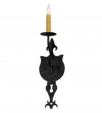 Meyda Black 203930 - 5" Wide Merano Wall Sconce