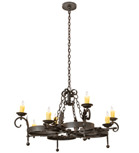 Meyda Black 204195 - 42" Wide Andorra 8 Light Chandelier