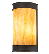 Meyda Black 205080 - 8" Wide Wyant Wall Sconce