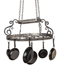 Meyda Black 205536 - 38" Long Neo Pot Rack