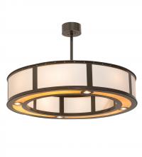 Meyda Black 205554 - 44" Wide Smythe Craftsman Pendant