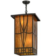 Meyda Black 20927 - 16"Sq Scottsdale Mission Pendant