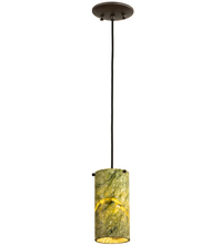 Meyda Black 210029 - 5" Wide Cilindro Jadestone Mini Pendant