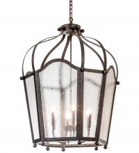 Meyda Black 211361 - 32" Wide Citadel 6 Light Pendant