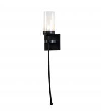 Meyda Black 211526 - 6" Wide Bechar Wall Sconce